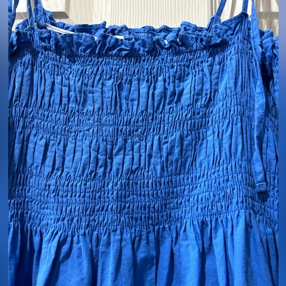 Pinch Blue Ruffle Mini Dress - Picture 4 of 8